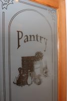 etched glass pantry door