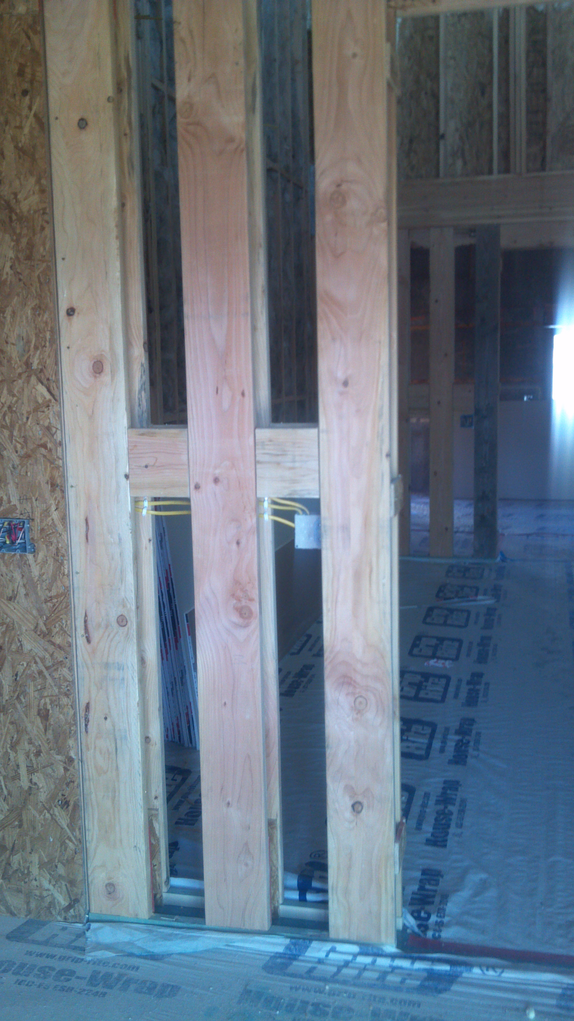 Custom Pocket Door Frame for Antique 8ft Pocket Door for Model 2637 Isaacson Homes LLC