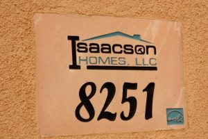 Energy Star logo engraved with Isaacson homes logo